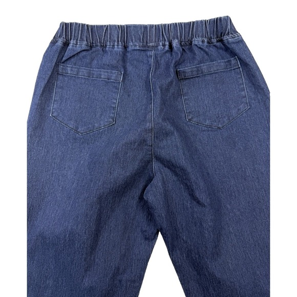 Umgee Denim Flare Jeans NWT Size XL Pull On Super Stretch Boho Western Comfort - Picture 7 of 7